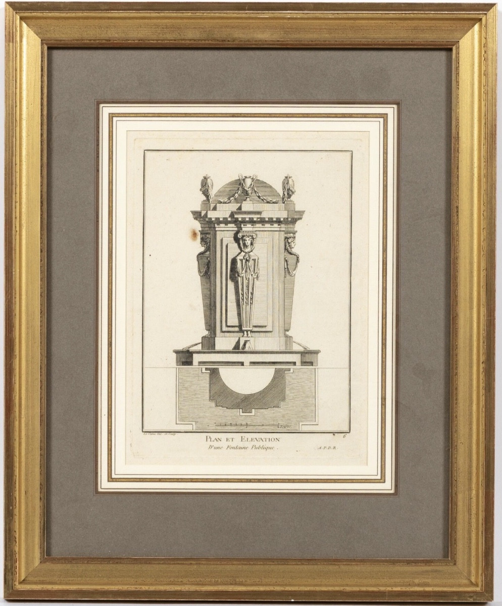 XXème siècle : élévation d’une fontaine