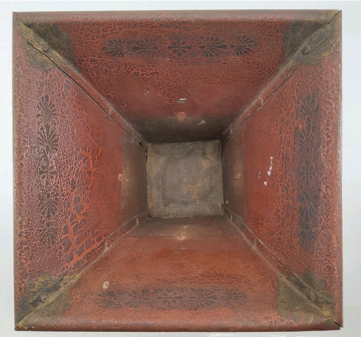 XIXeme siecle : paire de vases en tôle -photo-1