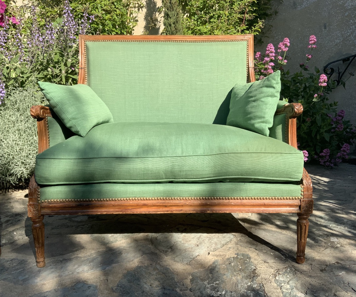 18th Century: A Pair Of Large Bergères-photo-3