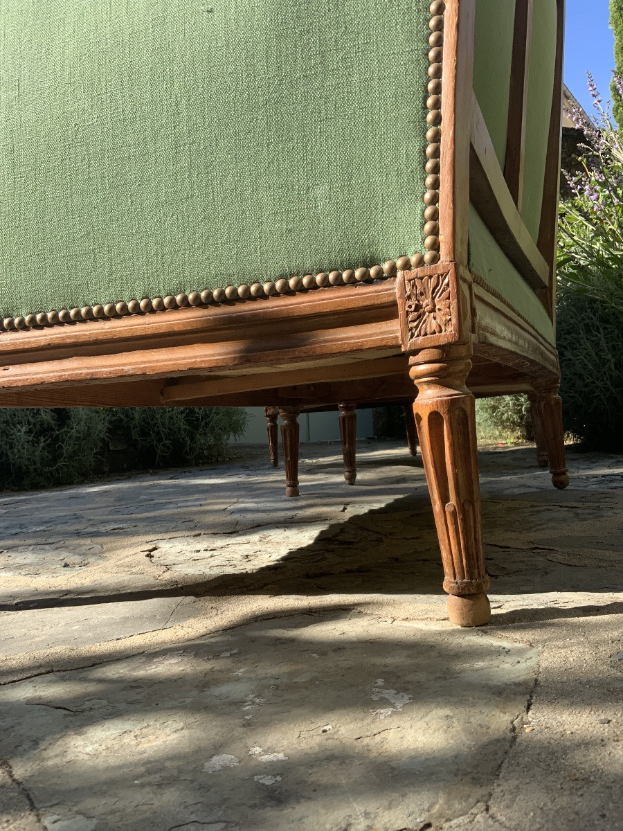 18th Century: A Pair Of Large Bergères-photo-3