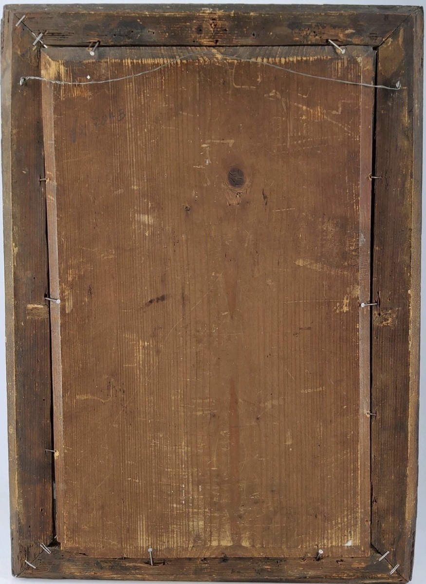 XVIIIe siècle : une peinture sous verre églomisé-photo-7
