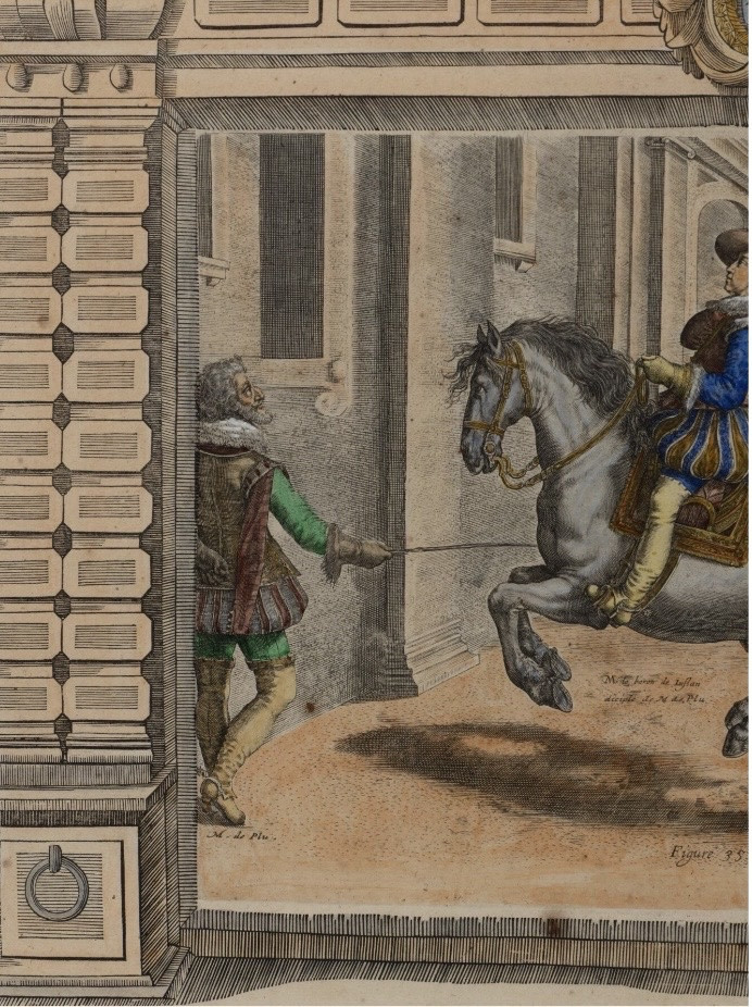 XVIIeme siècle : une gravure encadrée -photo-1