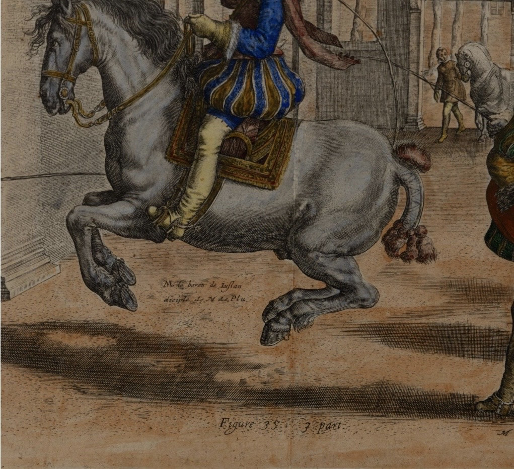 XVIIeme siècle : une gravure encadrée -photo-2