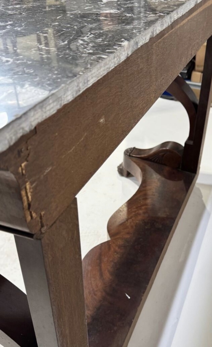 XIXeme siecle : une console d’époque Restauration -photo-3