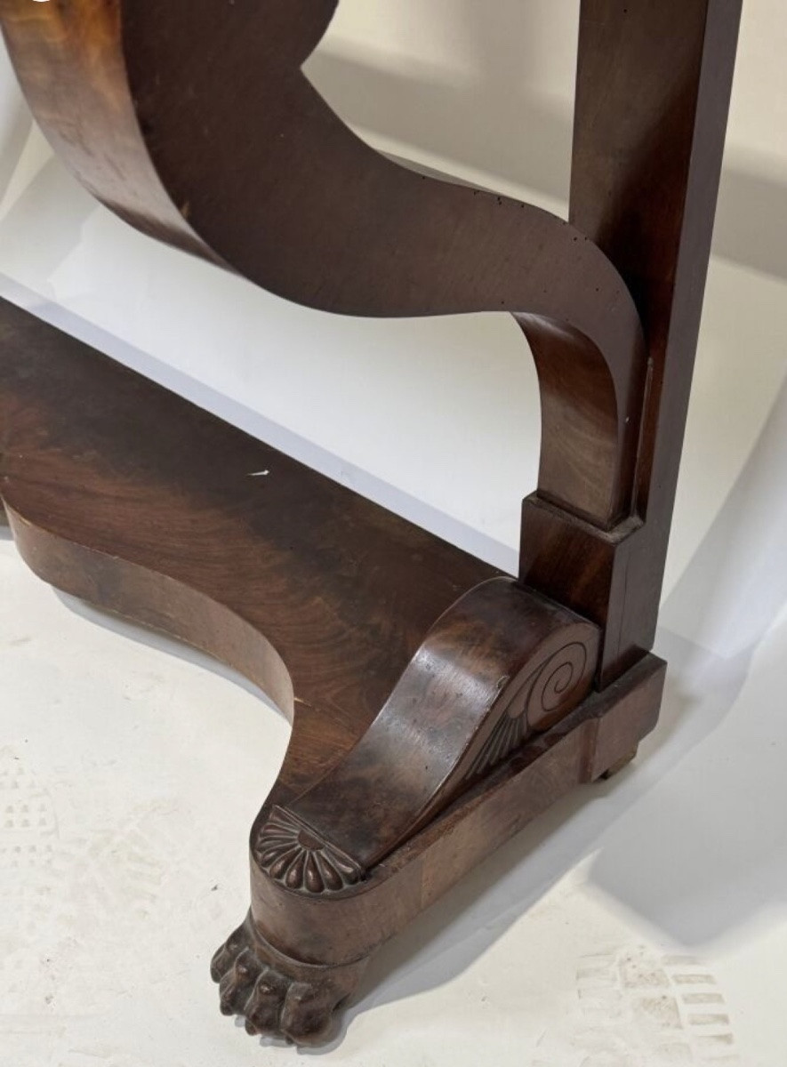 XIXeme siecle : une console d’époque Restauration -photo-2