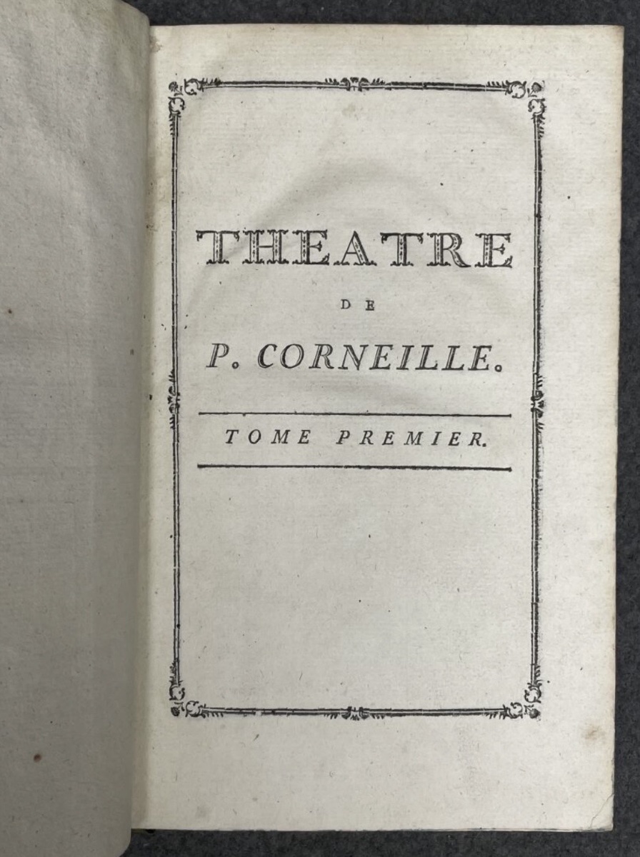 XVIIIeme : Corneille, théâtre complet en dix volumes -photo-3