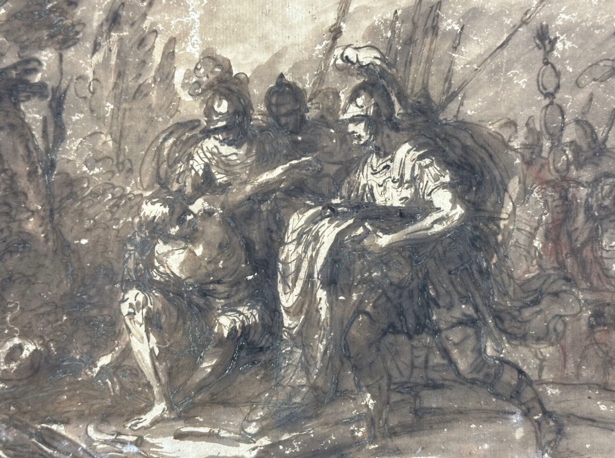 18th Century: Two Ink Drawings By Giuseppe Piattoli-photo-3