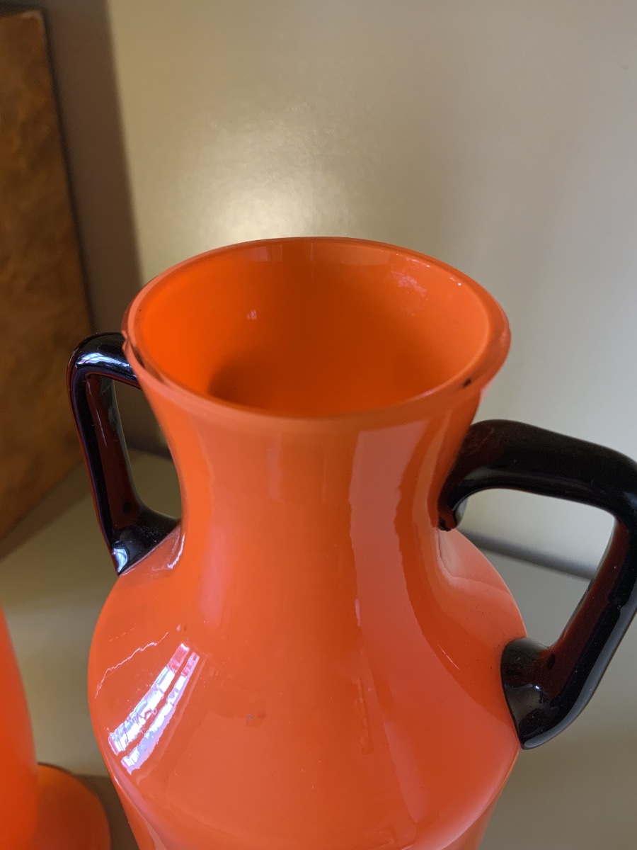 20th Century: Pair Of Vases Attributed To Michael Powolny-photo-2