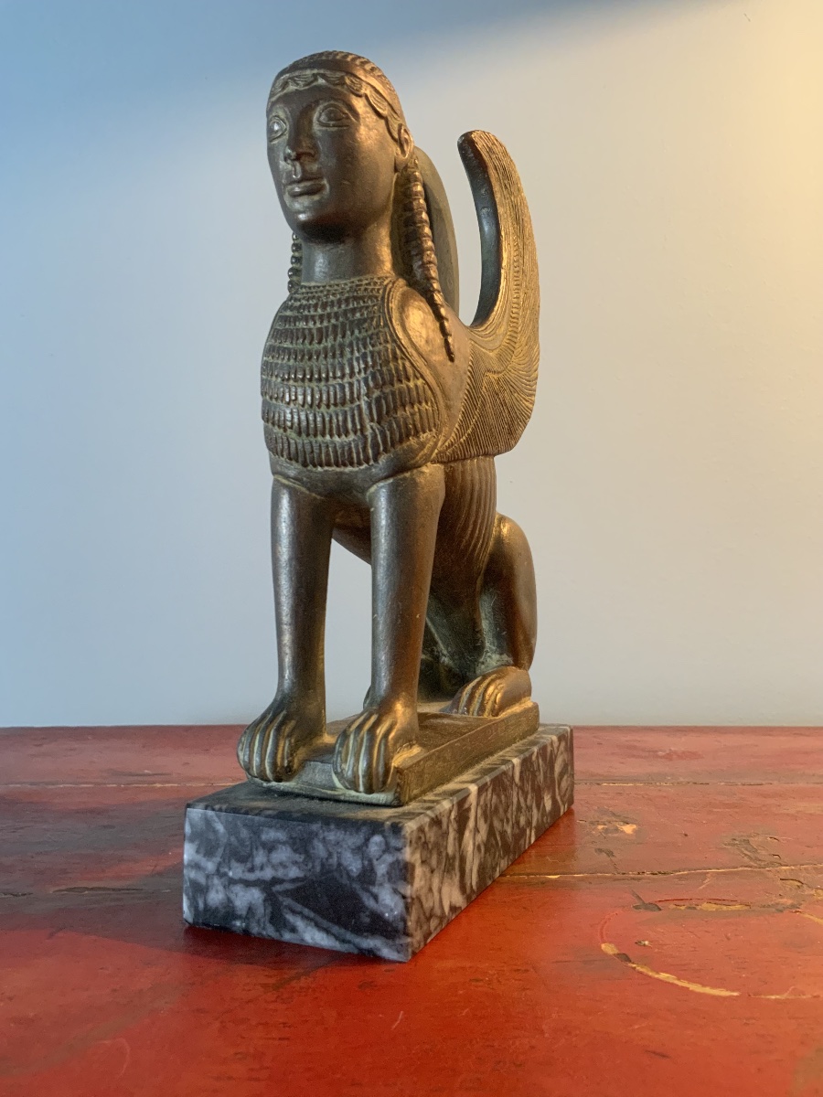 20th Century: A Bronze Sphinx 