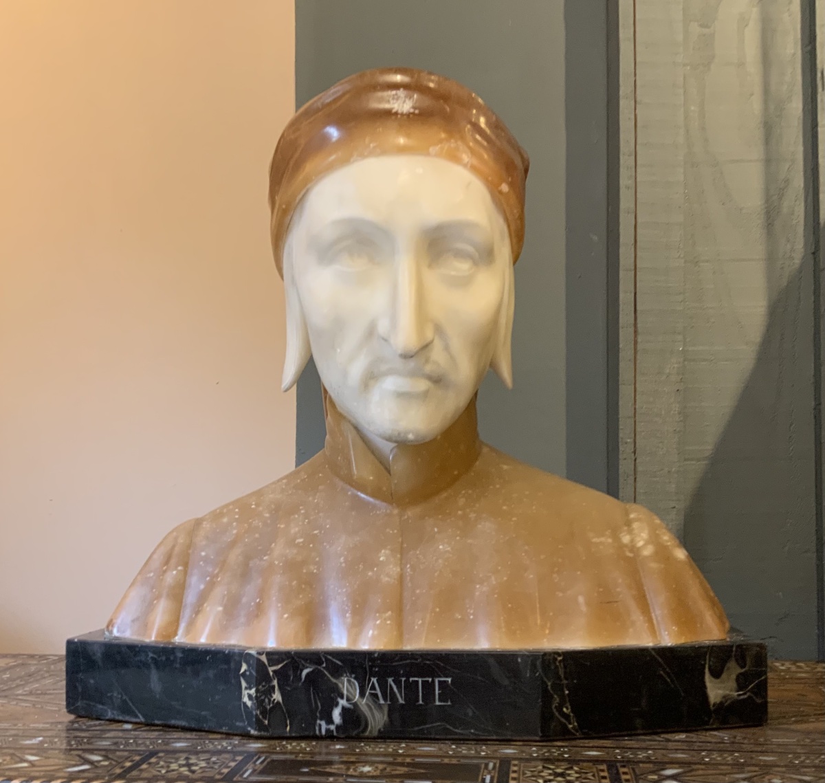 19th Century: Bust Of Dante-photo-2
