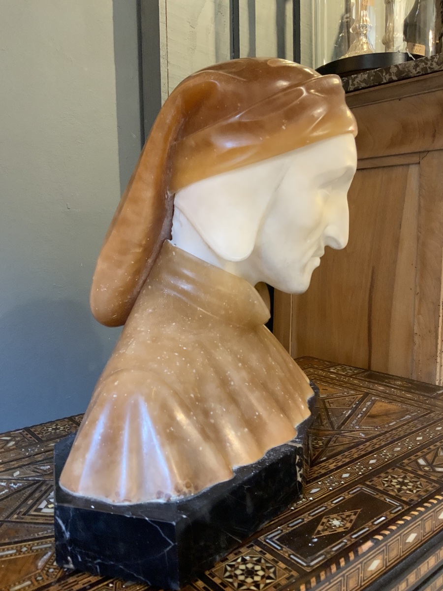 19th Century: Bust Of Dante-photo-2