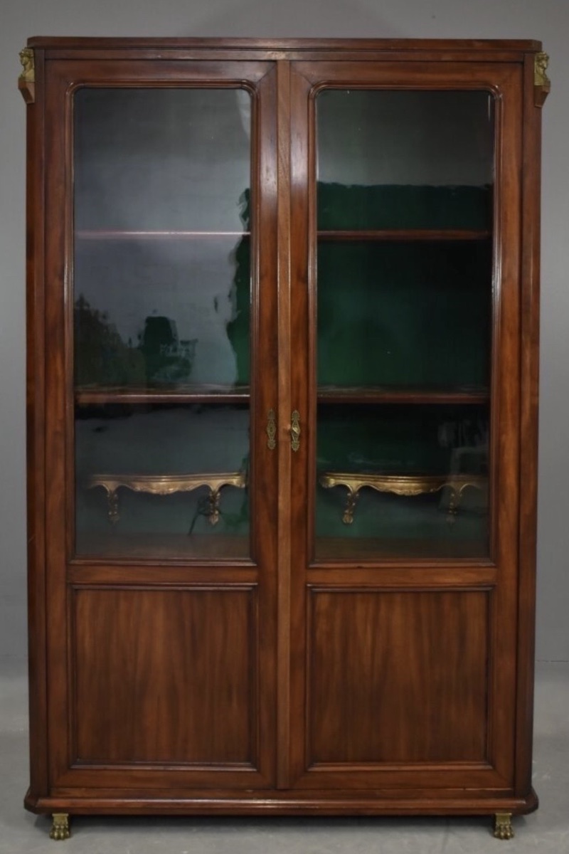 19th Century: Display Case And Bookcase 