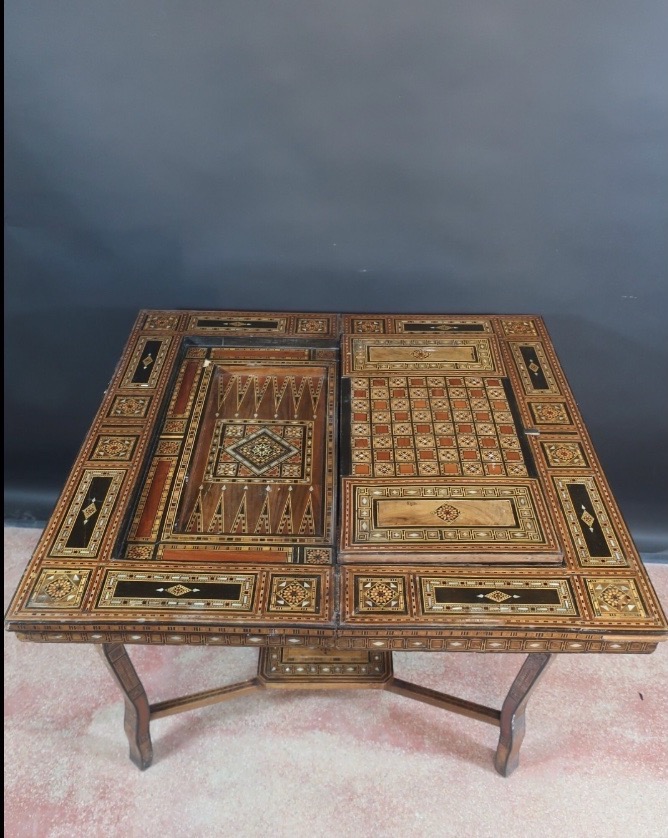 19th Century: A Syrian Game Table