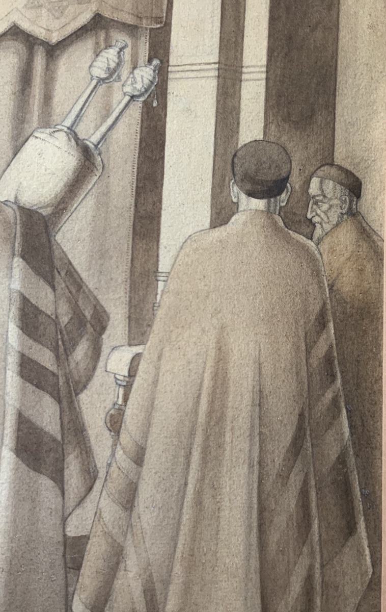 (judaica): A Torah Reading-photo-4