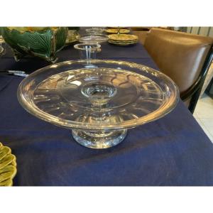 Vers 1850/60 : un présentoir à gâteaux en verre