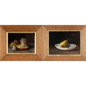 A Pair Of Framed Still Lifes 