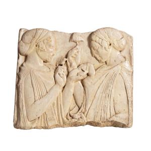 20th Century: Large Bas-relief After The Antique