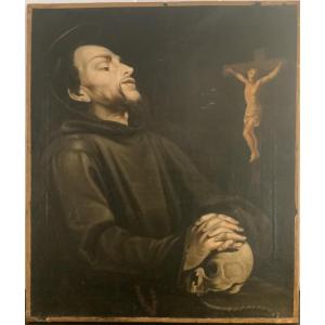 École du XIXeme siècle : Saint François d’Assise