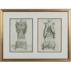 XVIIIeme siecle  : deux projets de lits