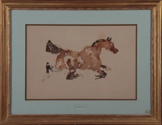 René Princeteau  Cheval au galop