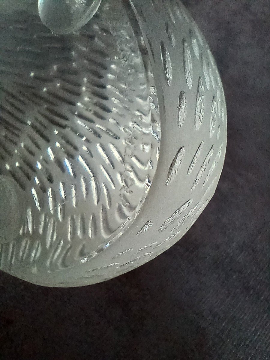 Lalique - Hedgehog In Frosted Crystal-photo-4