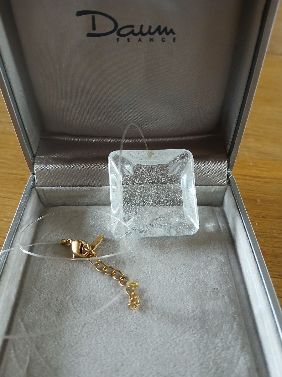 Daum - Bubble Crystal Pendant In Its Box-photo-5
