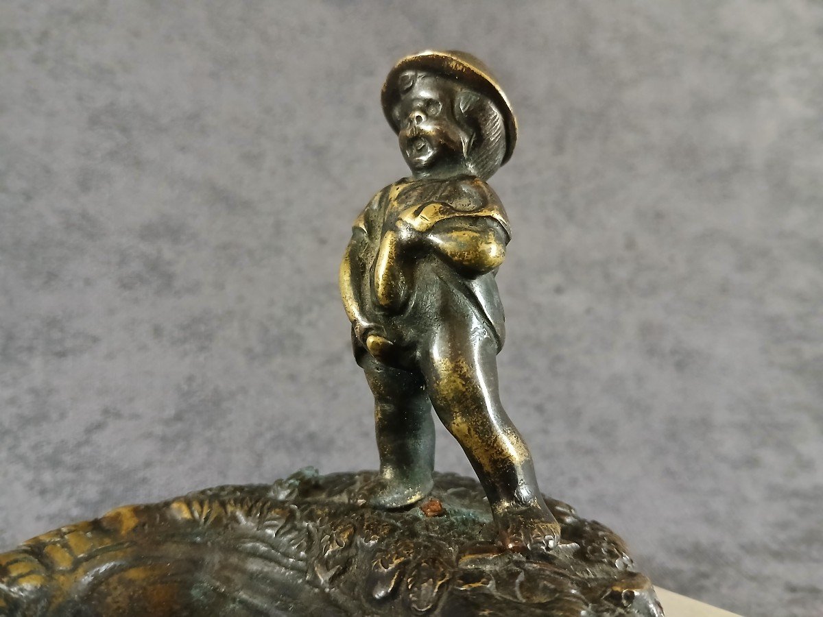 Manneken Pis In Bronze - Child And Frog-photo-7