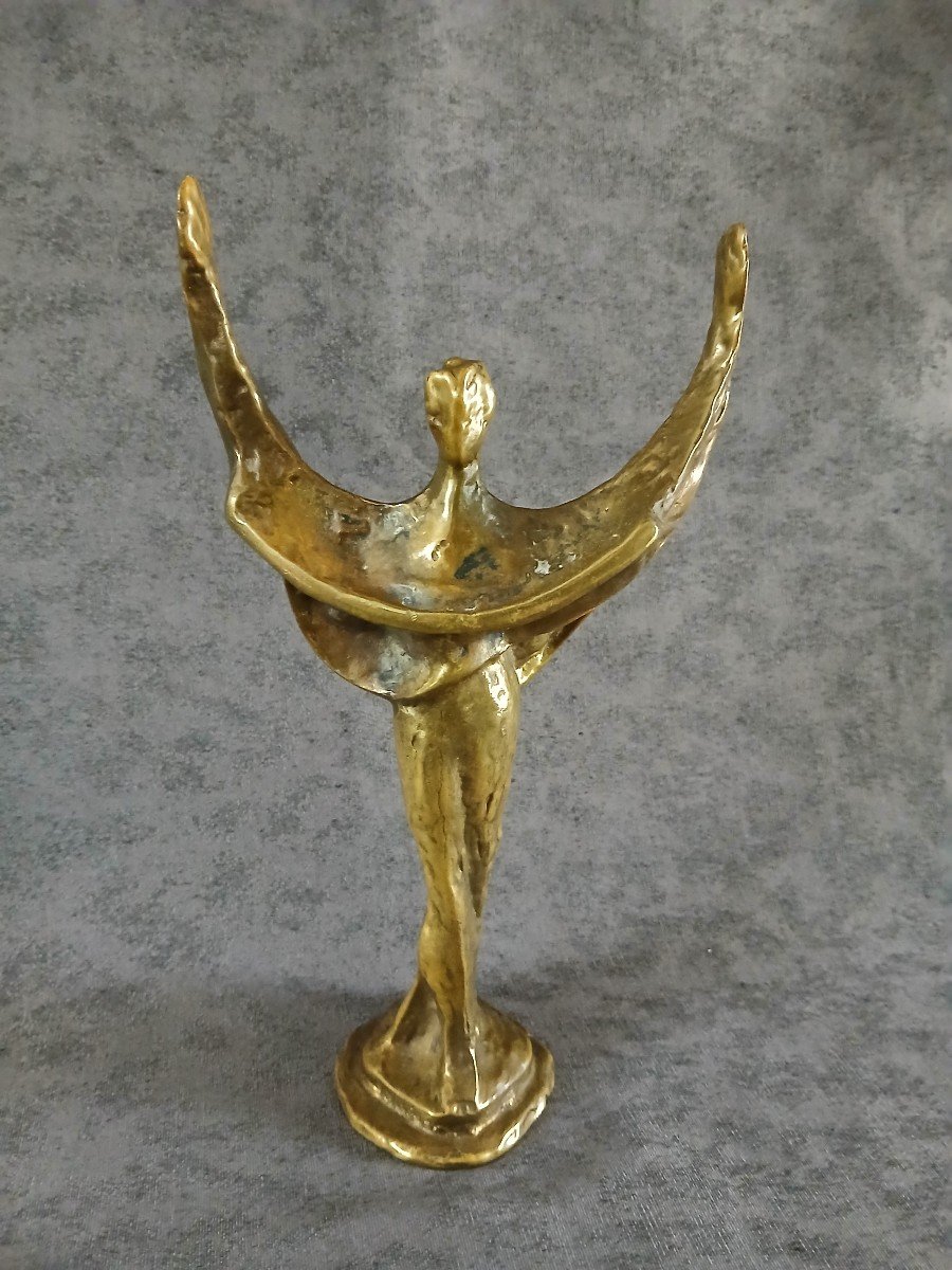 Bronze Sculpture Bernard Jobin Goddess Demeter "artist's Proof"-photo-1