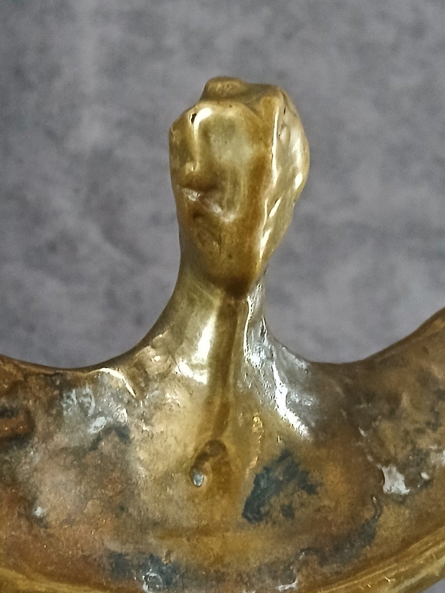Bronze Sculpture Bernard Jobin Goddess Demeter "artist's Proof"-photo-4