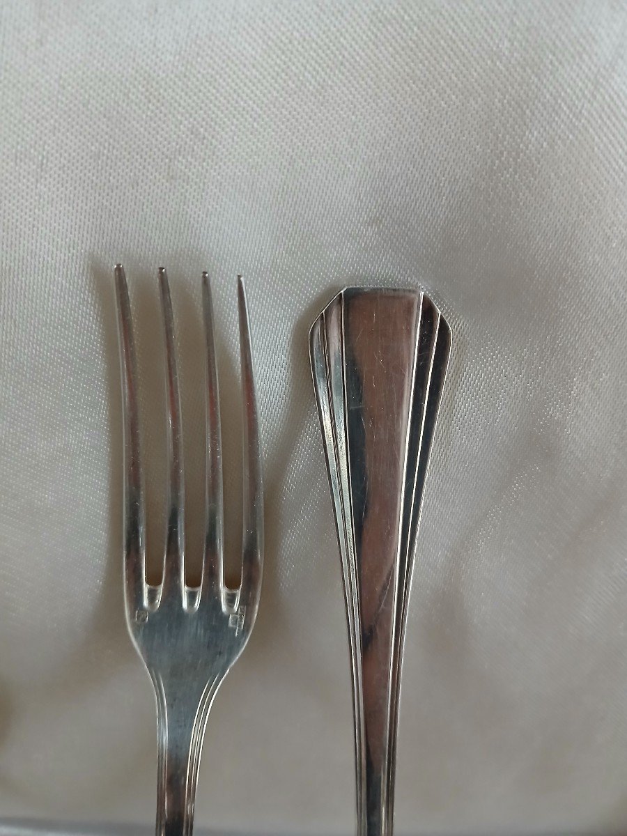 Christofle - 37 Piece Cutlery Set Boréal Model-photo-1