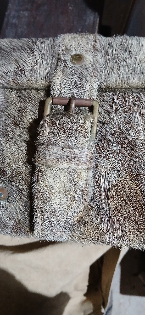 Grande Valise En Peau Avec Sa Housse-photo-4