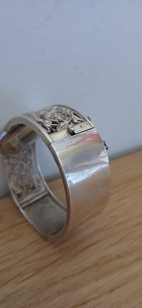 Montre Bracelet Femme Argent (Les Premières 1900) Ecole de Nancy ,Art Nouveaux-photo-1