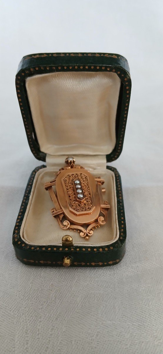Broche En Or 18k - 19ème-photo-2