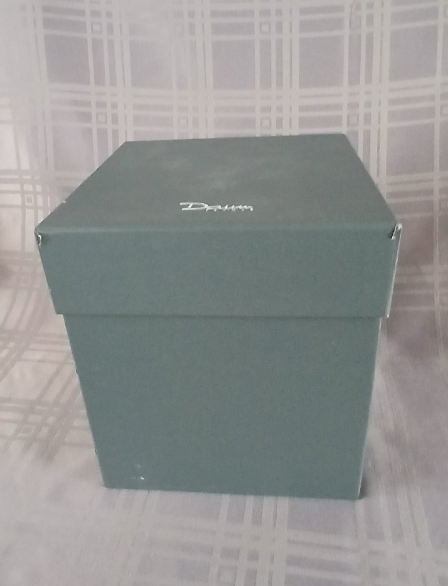 DAUM - Seau à glaçon en cristal ambre dans sa boite d'origine (neuve)-photo-4