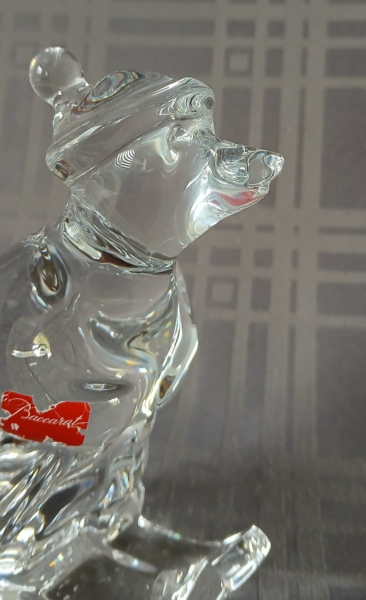 BACCARAT - Ours skieur en cristal-photo-3