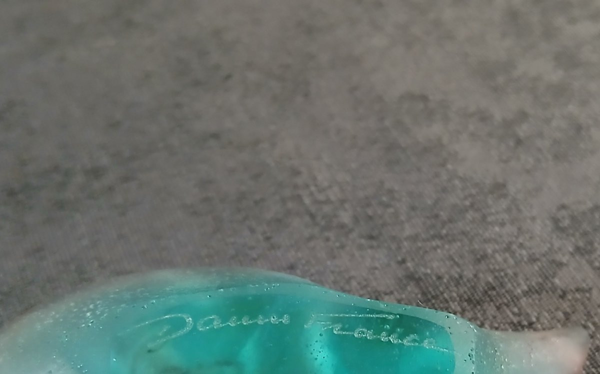 DAUM FRANCE - pâte de verre représentant un scarabée sur une feuille-photo-3