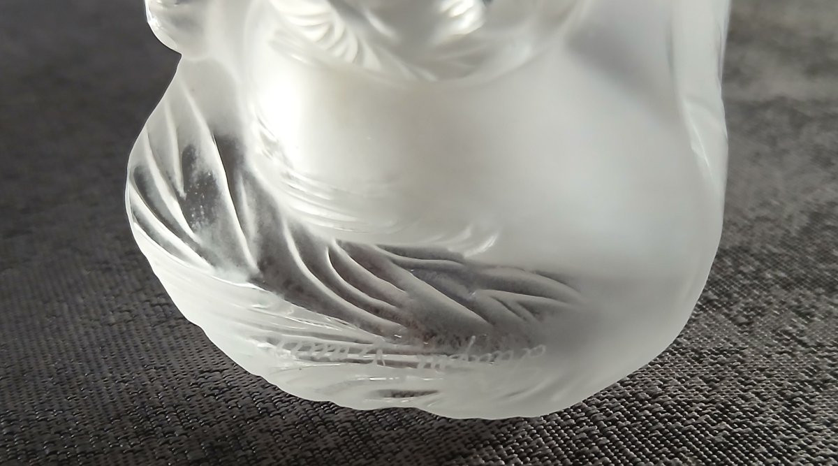 LALIQUE - Chat assis Ht; 8cm-photo-4