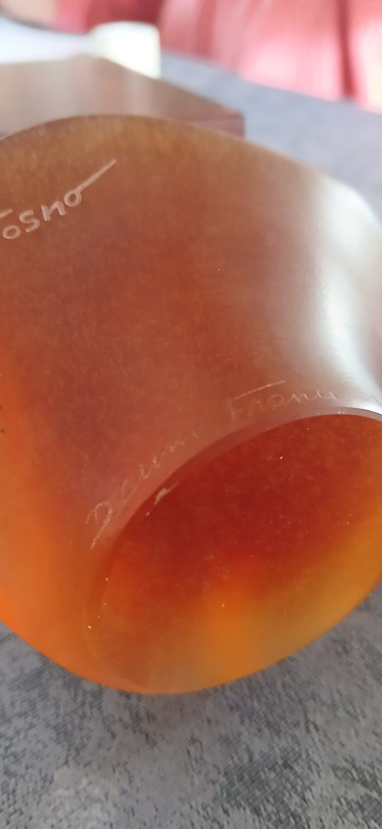 DAUM FRANCE -très joli sujet en pâte de verre  du designer SOSNO-photo-4