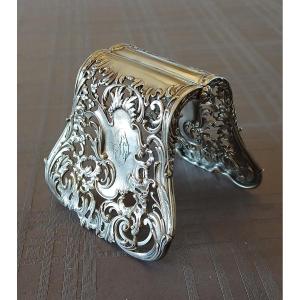 Silver Asparagus Tongs - Minerva Hallmark 1st Standard 925 - Silversmith Alphonse Debain