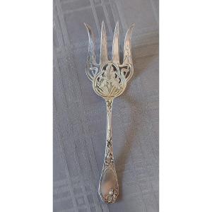 Emile Puiforcat - Large 950th Silver Fish Serving Shovel