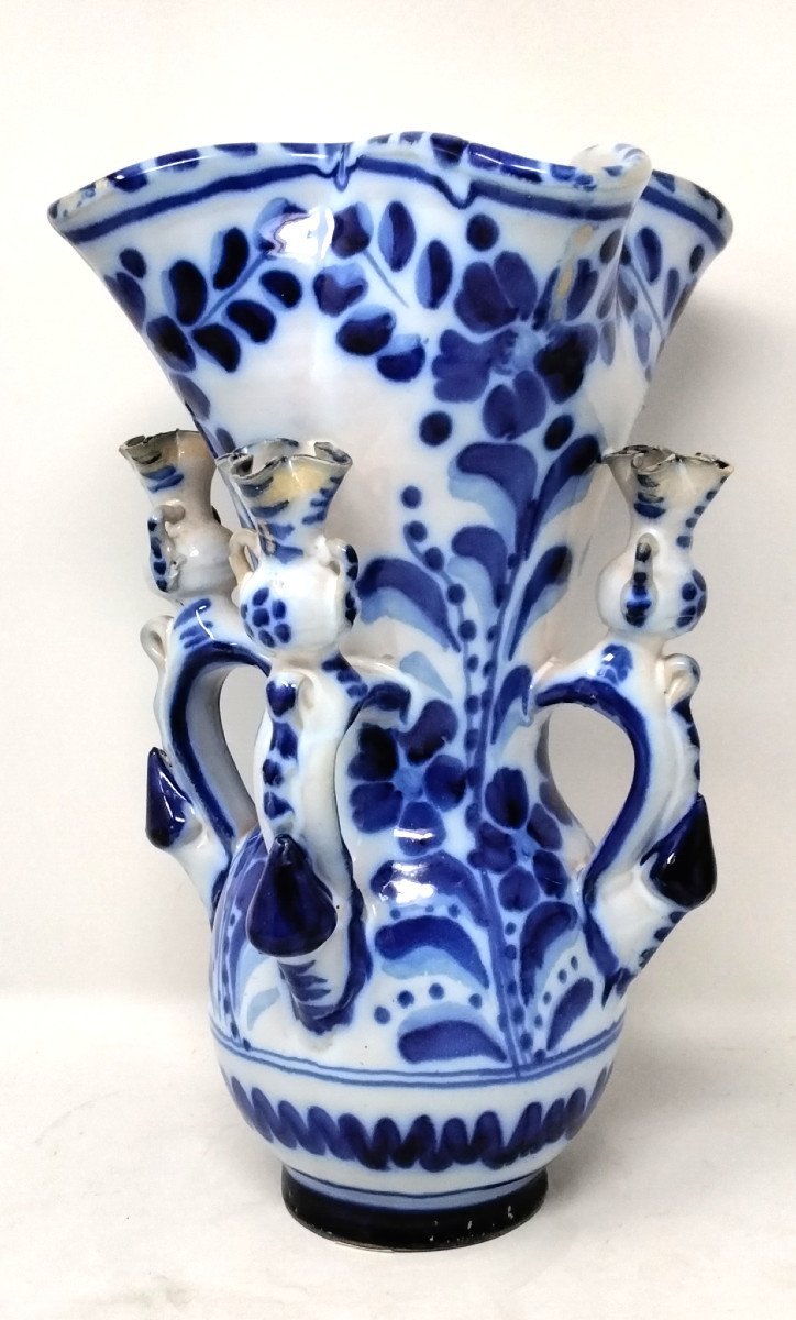 Ceramic Vase Andujar Andalusia Spain 18th Century-photo-3