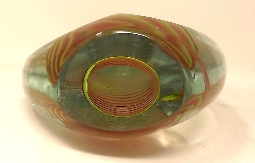 sculpture en verre à la spirale de Claude Morin atelier du Pontil-photo-1