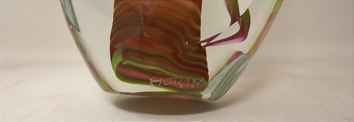 sculpture en verre à la spirale de Claude Morin atelier du Pontil-photo-2