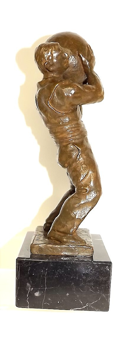 Bronze de Ekaitz ARRUTI force Basque "HARRIJASOKETA"-photo-2