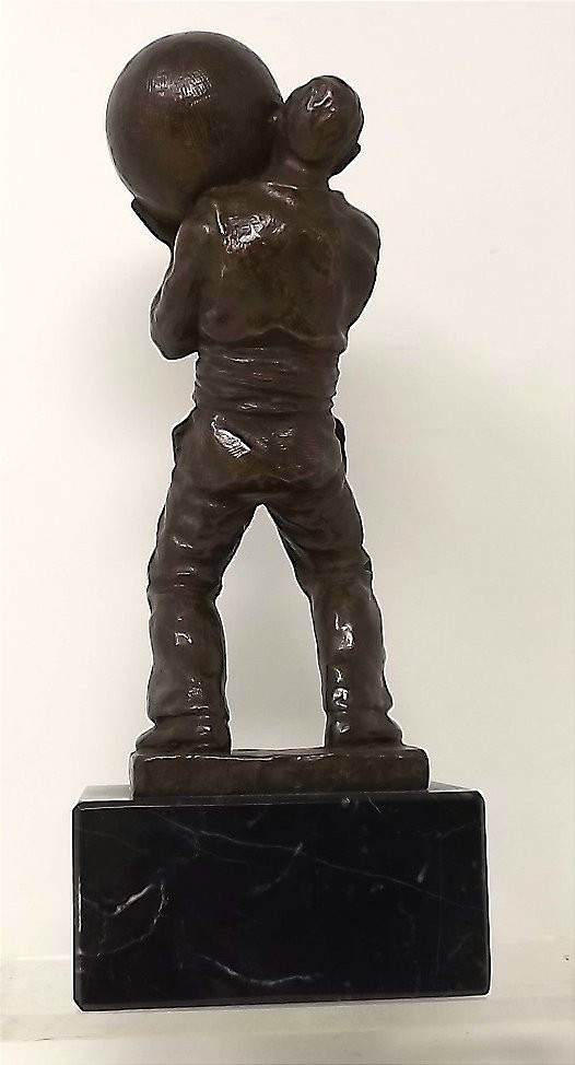 Bronze de Ekaitz ARRUTI force Basque "HARRIJASOKETA"-photo-3