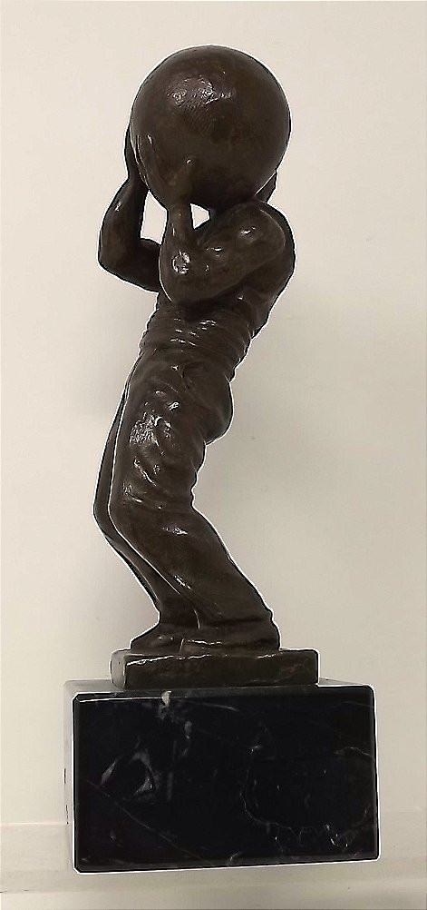 Bronze de Ekaitz ARRUTI force Basque "HARRIJASOKETA"-photo-4