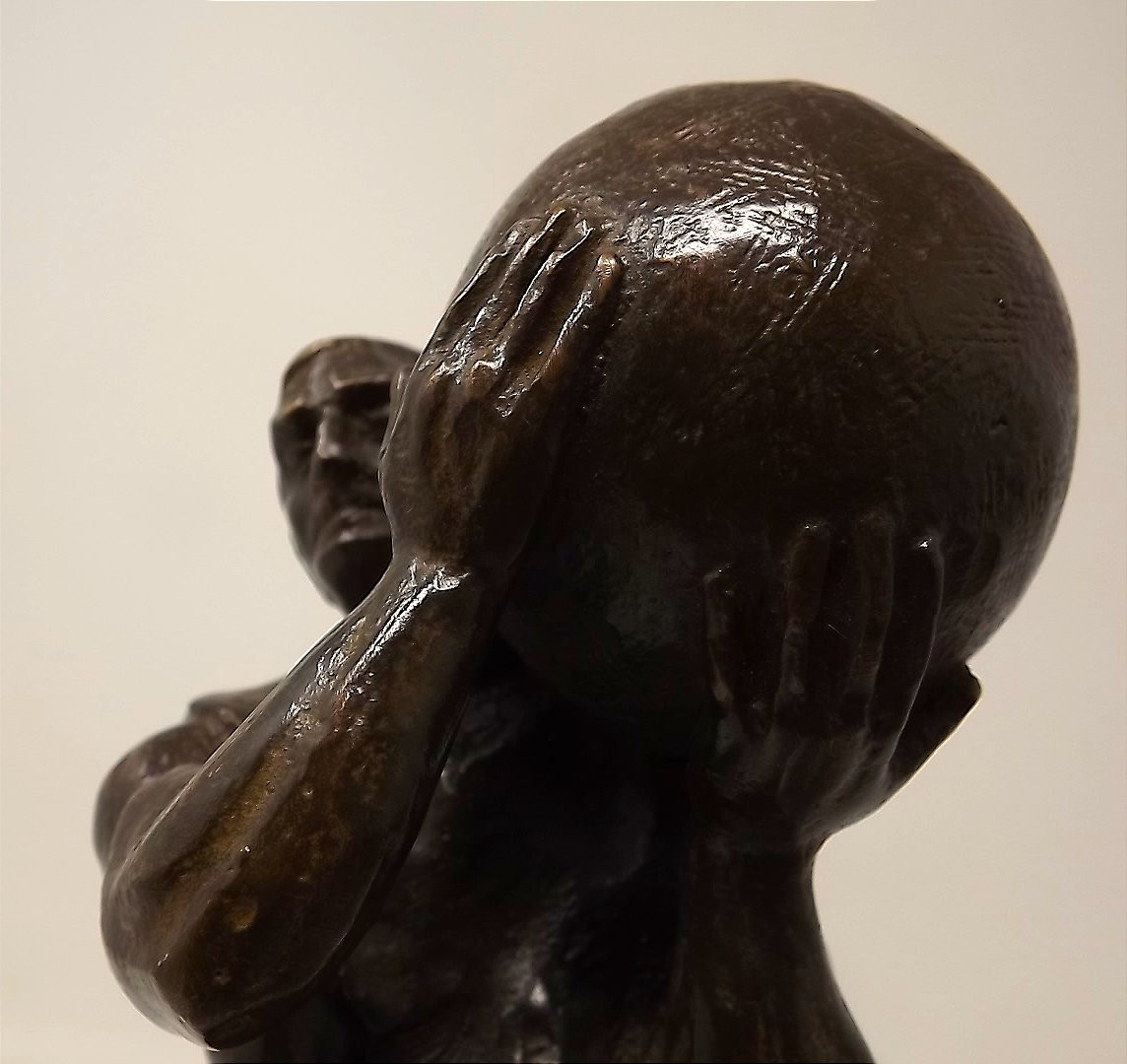 Bronze de Ekaitz ARRUTI force Basque "HARRIJASOKETA"-photo-3