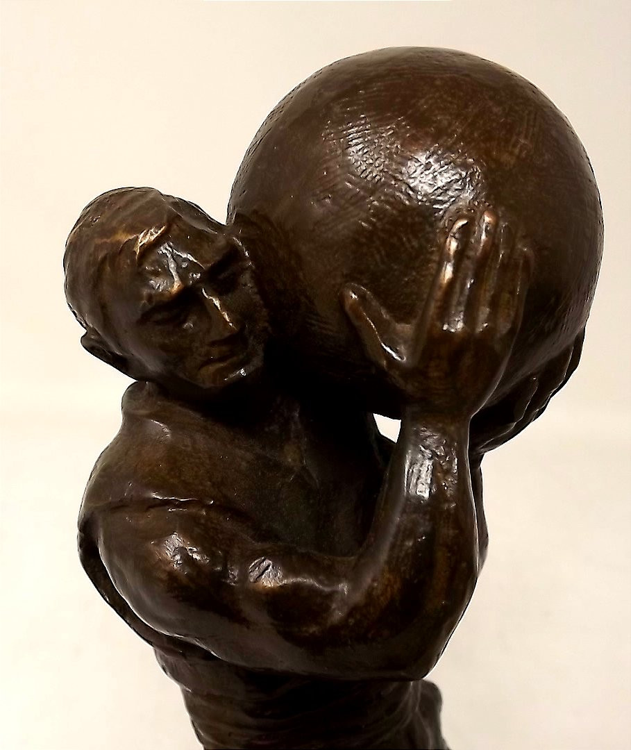 Bronze de Ekaitz ARRUTI force Basque "HARRIJASOKETA"-photo-4