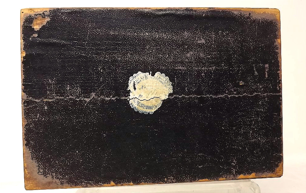 coffret marqueterie bois précieux et pierres dures de Karlsbad circa 1870-photo-2