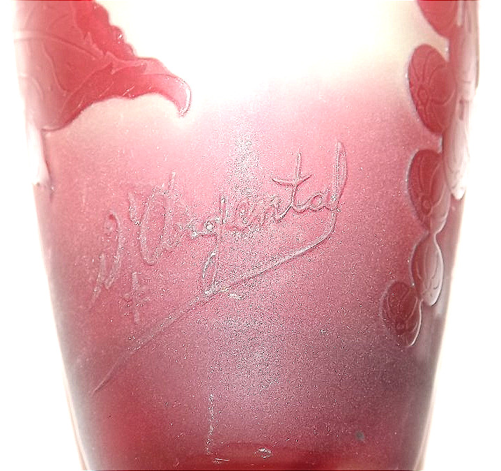 vase de Paul Nicolas groseilles à maquereau (D'Argental) école de Nancy-photo-2
